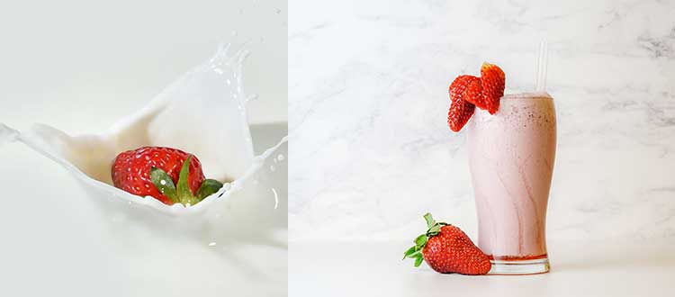 Smoothies met melk